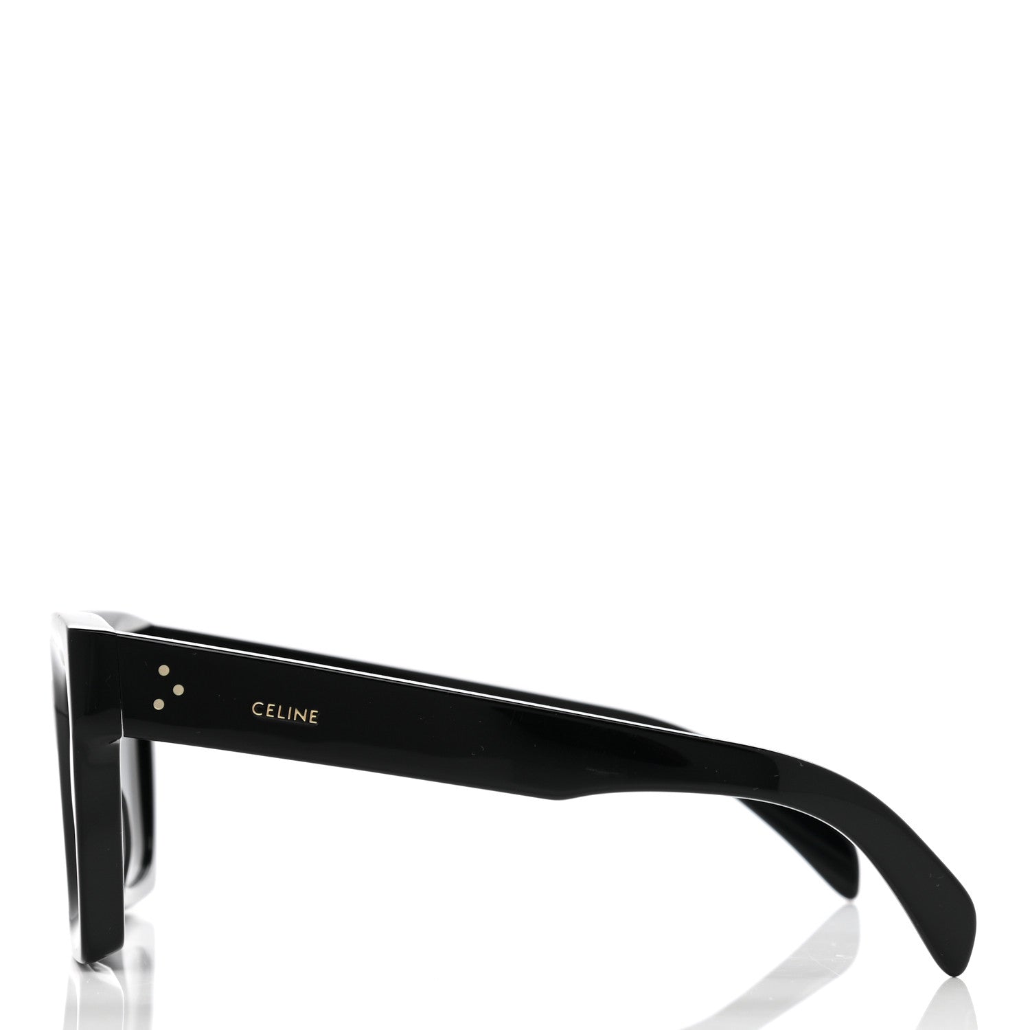 Celine Acetate Square Sunglasses CL401301 Black 3 of 7