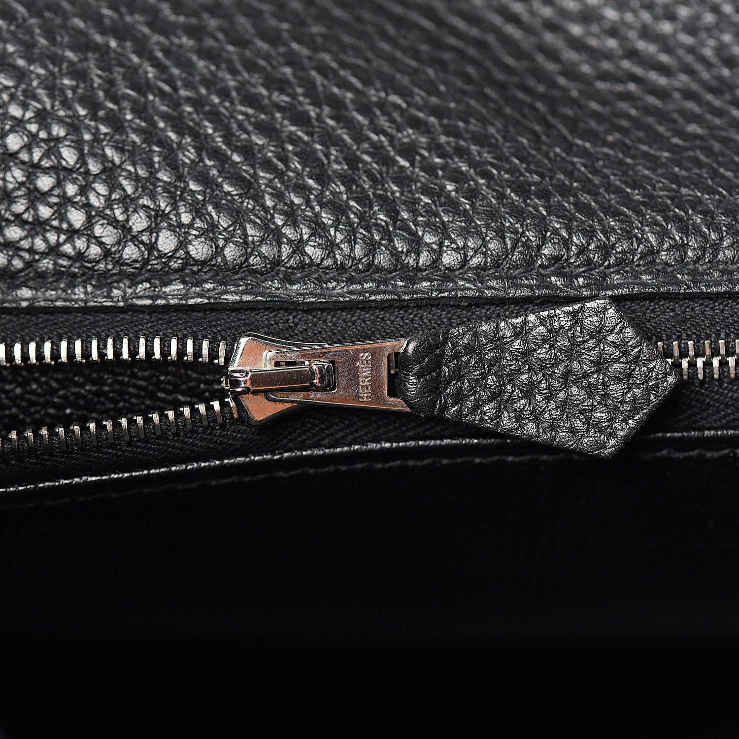 Hermes Taurillon Clemence Retourne Kelly 40 Black 10 of 34