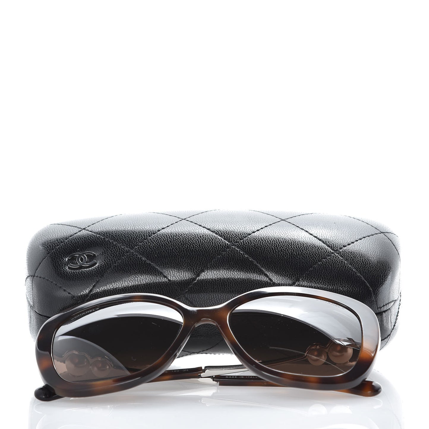 Square Winter Pearl Sunglasses 5339-H Tortoise