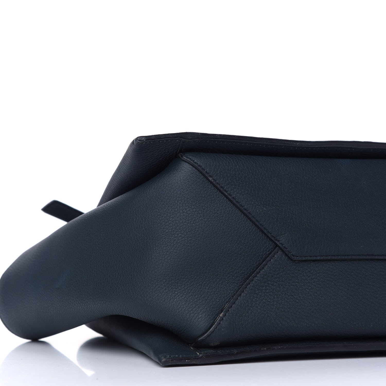 Celine Baby Grained Calfskin Small Tri-Fold Bag Steel Blue 5 of 9