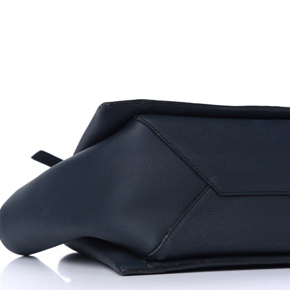 Celine Baby Grained Calfskin Small Tri-Fold Bag Steel Blue 5 of 9