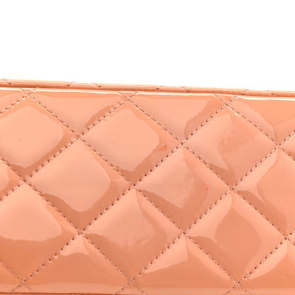 Chanel Patent Maxi Quilted Double Flap Light Pink 11 of 11