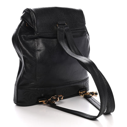 Chanel Caviar CC Backpack Black 6 of 18