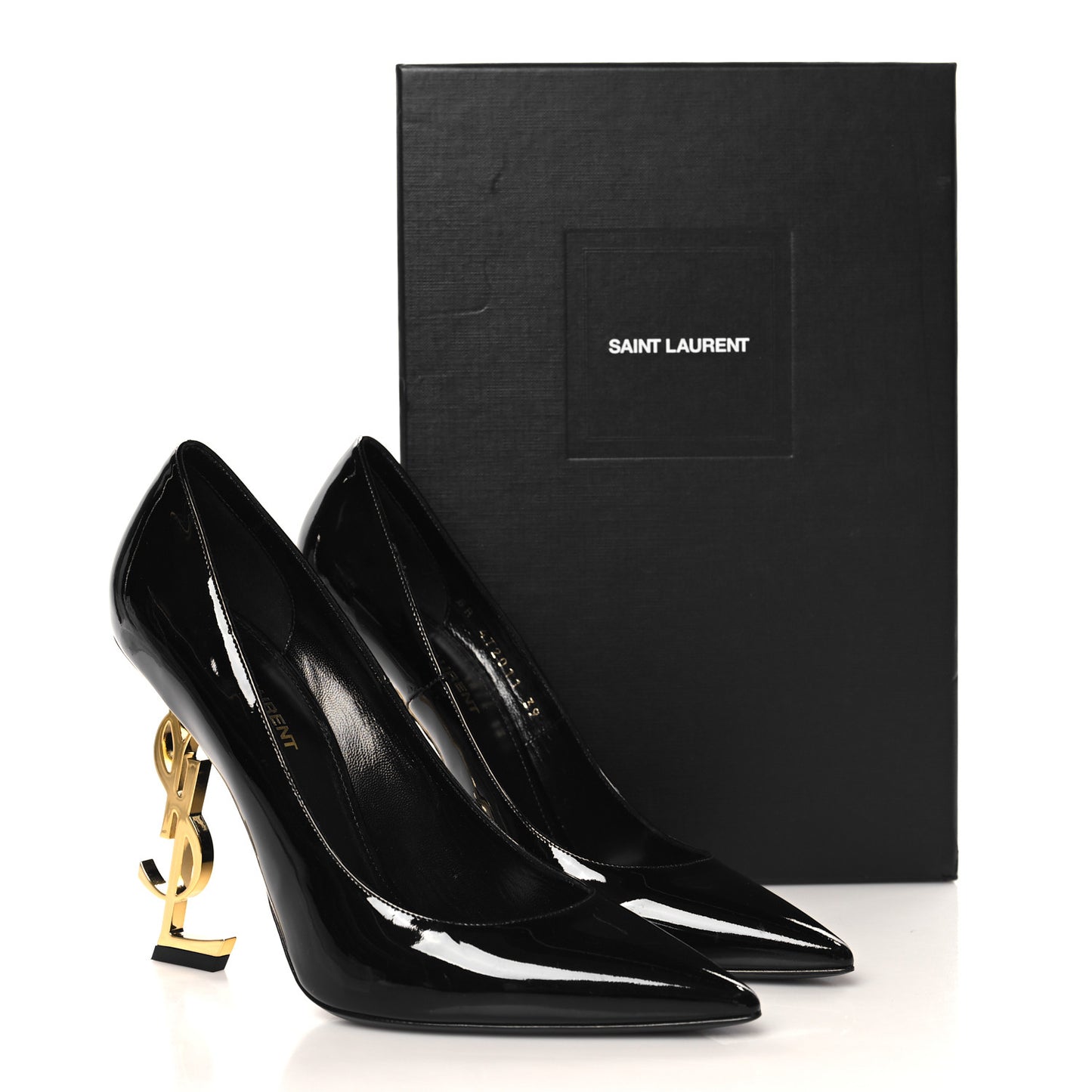 Patent Opyum 110 Pumps 39 Black Gold