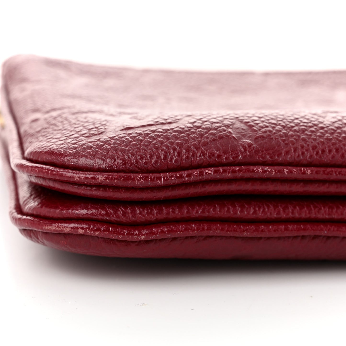 Empreinte Double Zip Pochette Cherry Berry