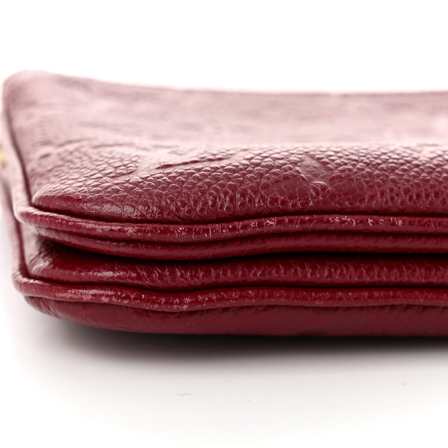 Louis Vuitton Empreinte Double Zip Pochette Cherry Berry 11 of 12