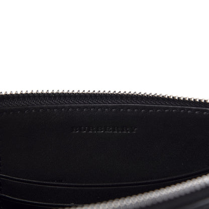 Burberry Mega Check Peyton Crossbody Clutch Bag Black 8 of 11