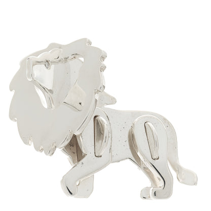 Tiffany Sterling Silver Diamond Save the Wild Lion Brooch 1 of 3