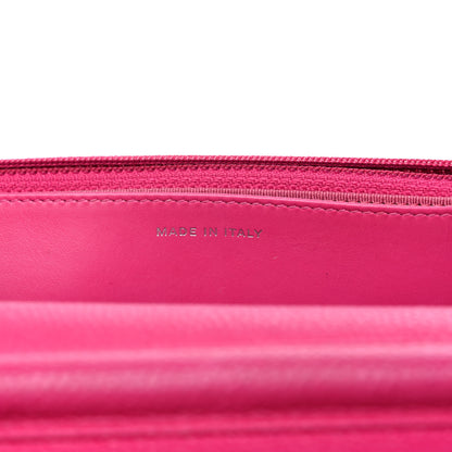Chanel Iridescent Caviar Quilted Wallet on Chain WOC Pink 6 of 11