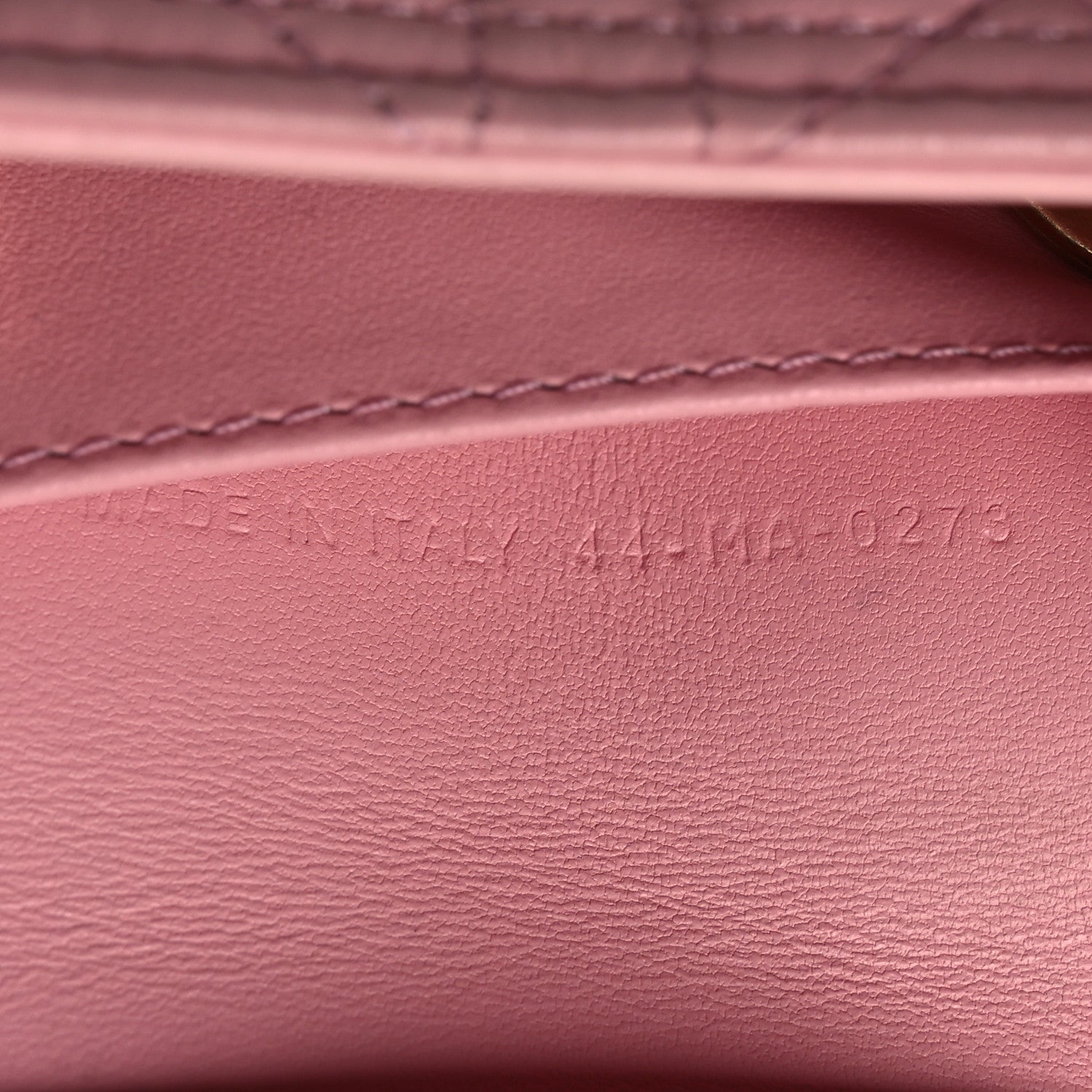 Christian Dior Lambskin Cannage Miss Dior 4 Key Holder Wallet Pink 7 of 12