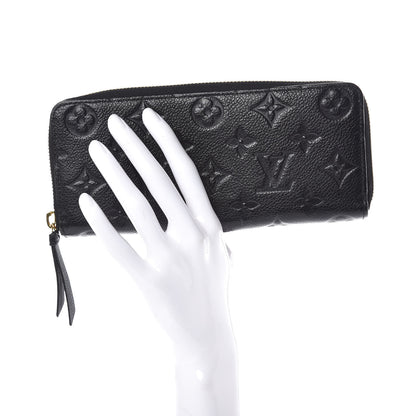 Louis Vuitton Empreinte Clemence Wallet Black 2 of 7
