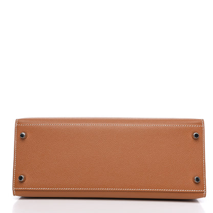 Hermes Epsom Kelly Sellier 28 Gold 5 of 30