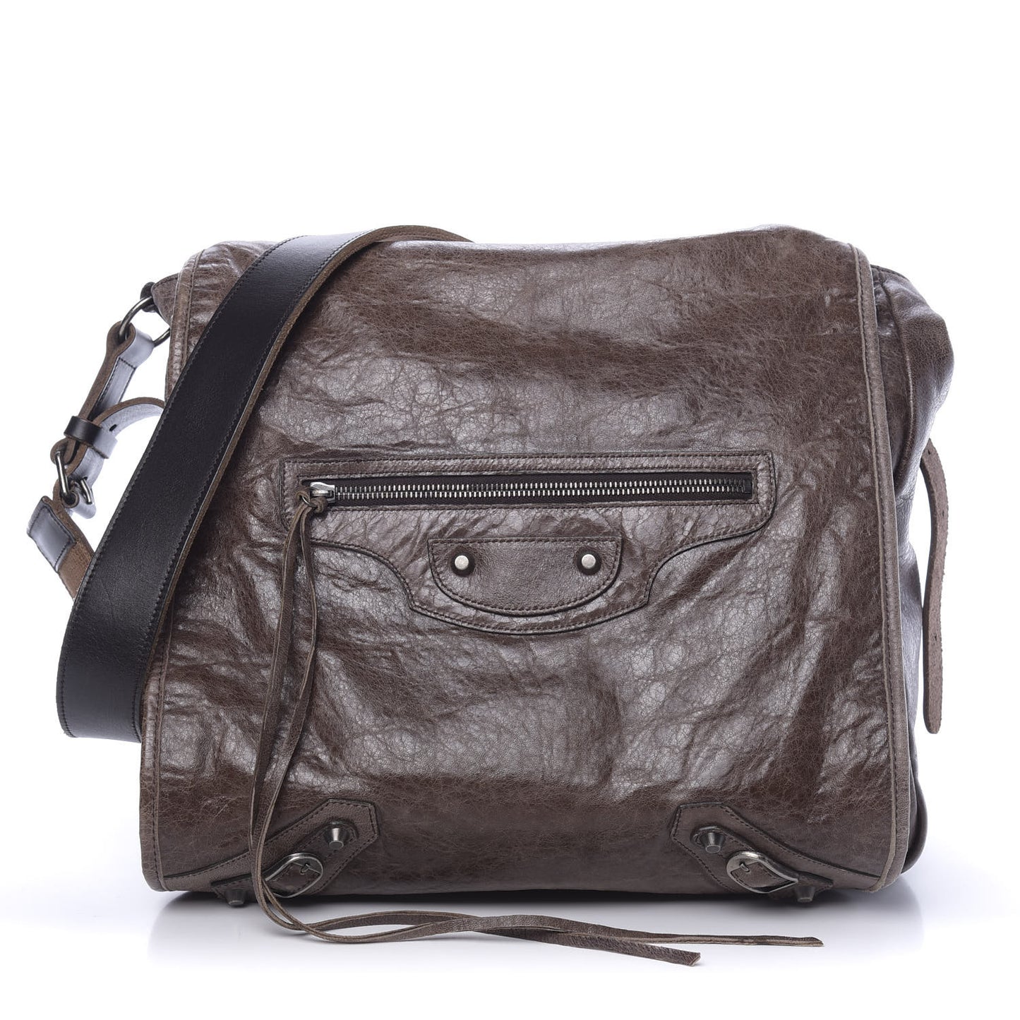 Agneau Besace Messenger Flap Bag