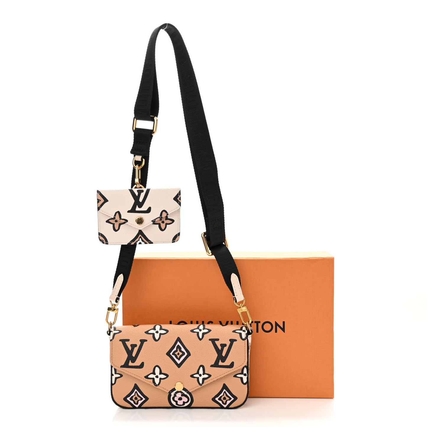 Monogram Wild At Heart Felicie Strap & Go Arizona Creme