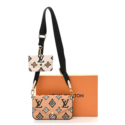 Louis Vuitton Monogram Wild At Heart Felicie Strap & Go Arizona Creme 11 of 11