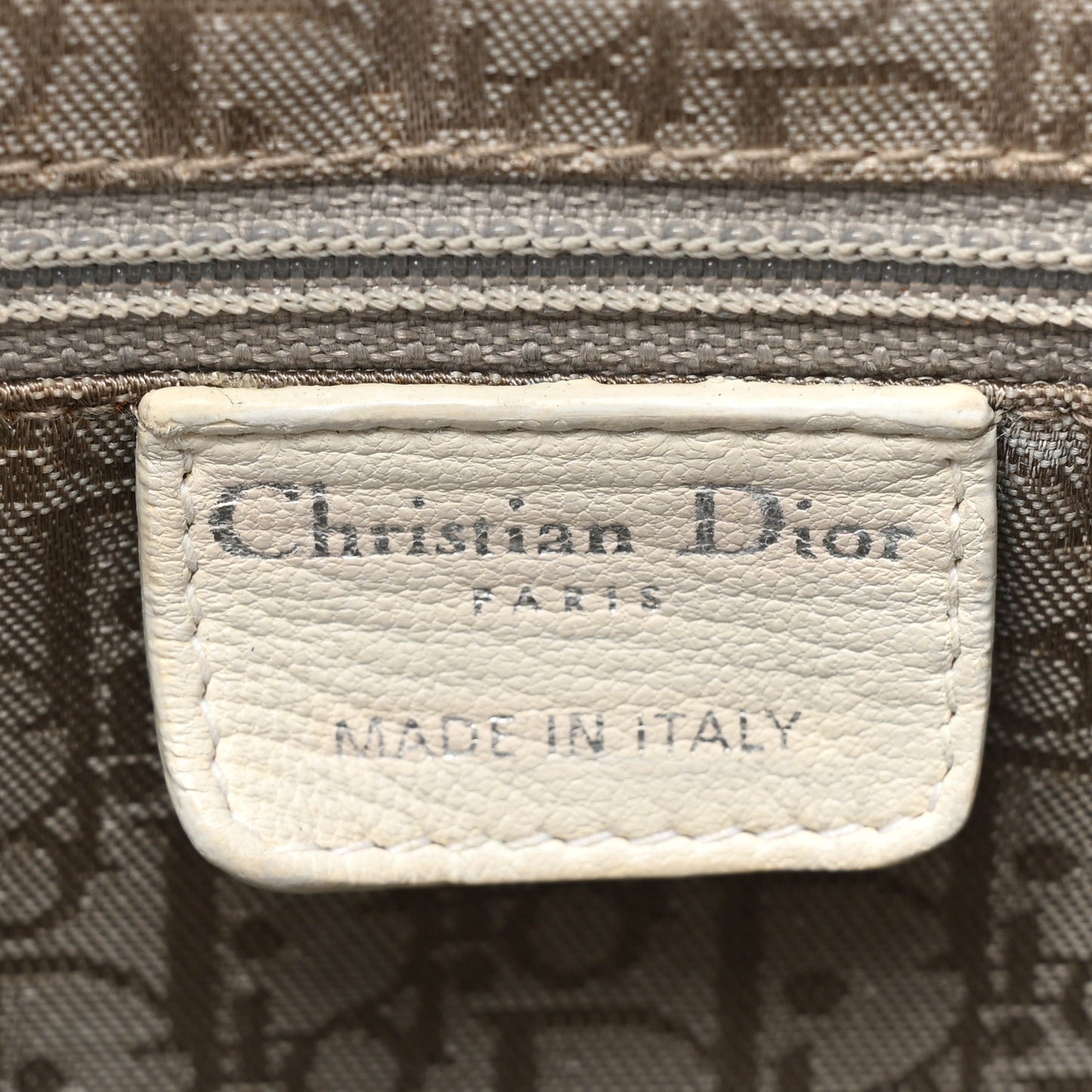 Lambskin Cannage Medium Soft Lady Dior White