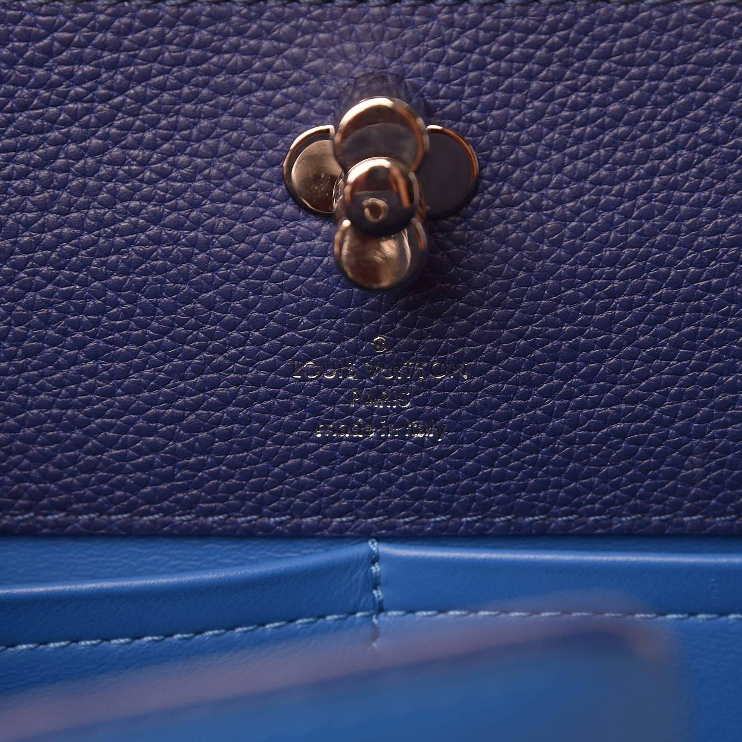 Louis Vuitton Veau Nuage Calfskin Astrid Blue 8 of 8
