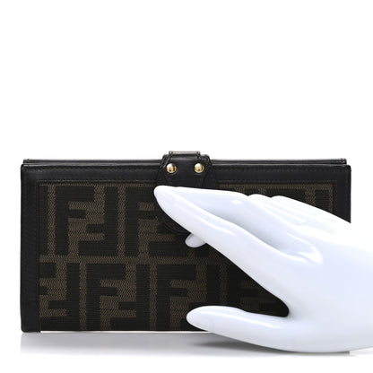 Fendi Zucca Continental Wallet Tobacco 2 of 8