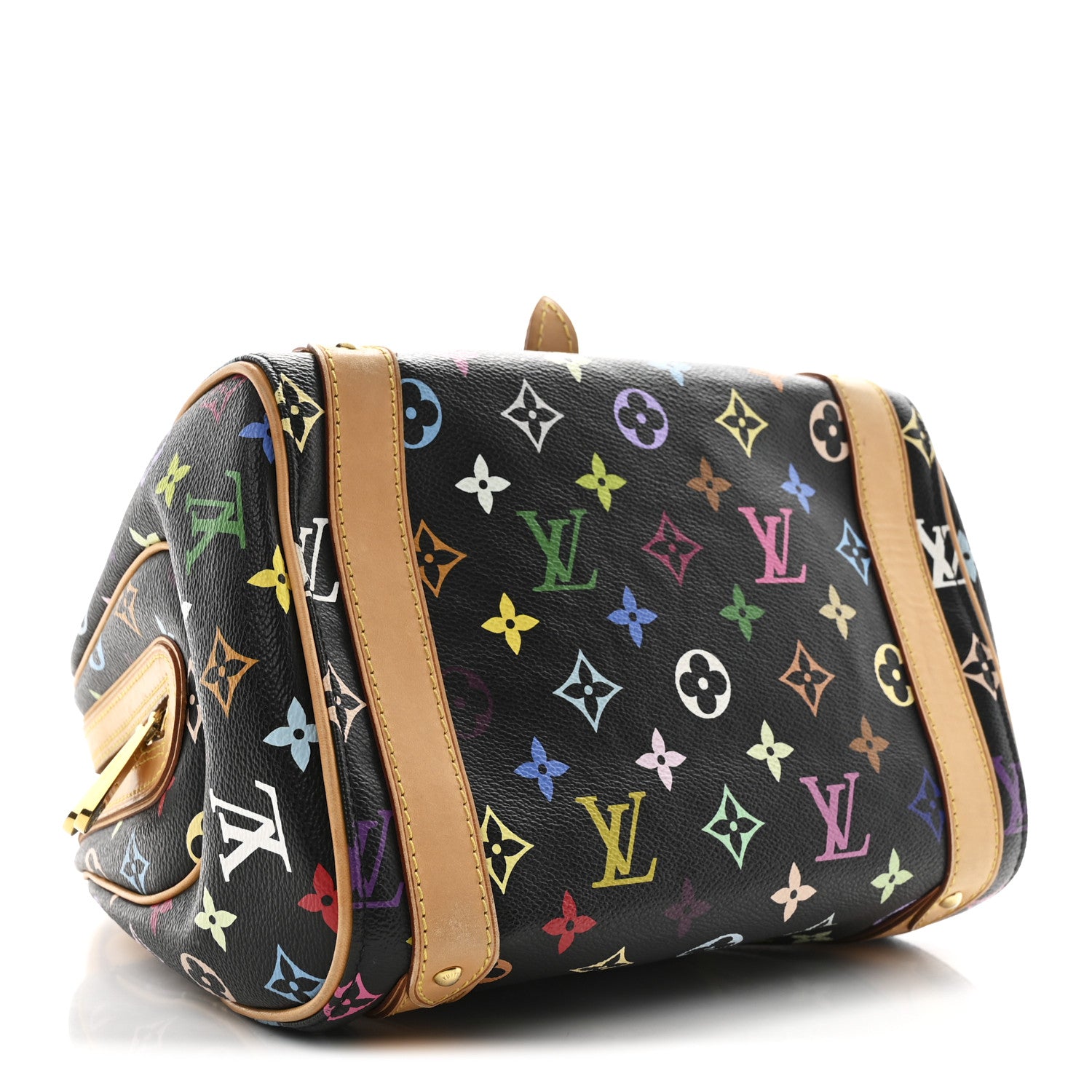 Louis Vuitton Monogram Multicolor Priscilla Black 4 of 9