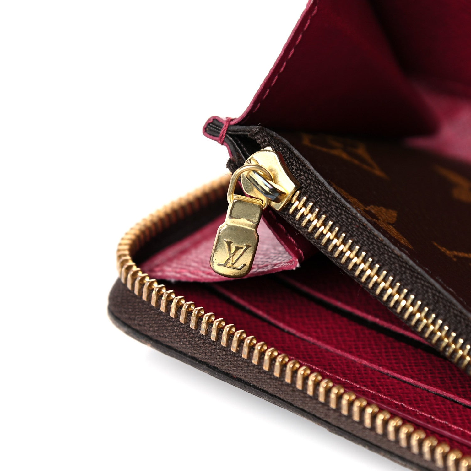 Louis Vuitton Monogram Clemence Wallet Fuchsia 7 of 10