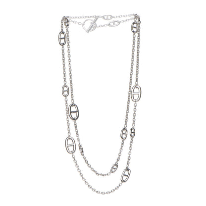 Hermes Sterling Silver Farandole Necklace 120 3 of 8