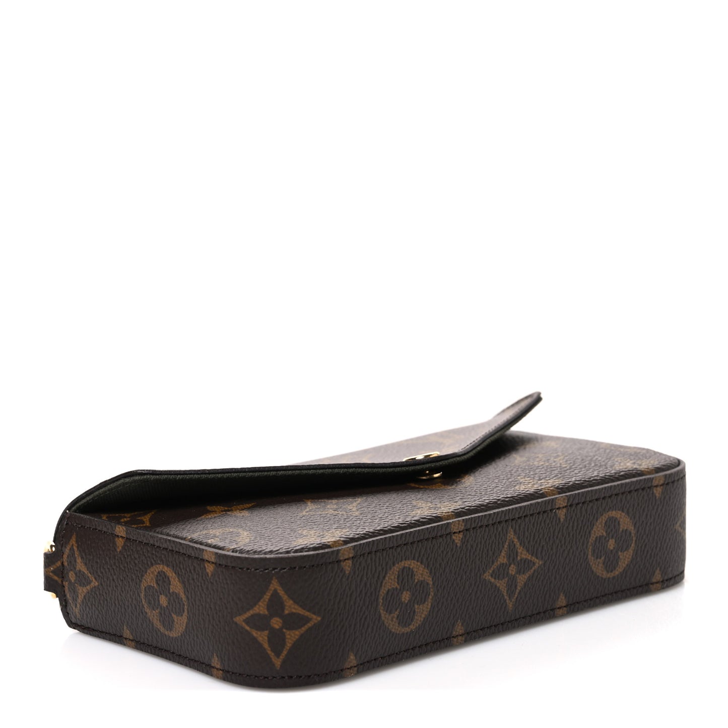 Monogram Felicie Strap & Go Kaki