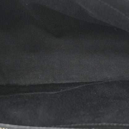 Saint Laurent Sheepskin Matelasse Chevron Monogram Large College Satchel Black 5 of 13