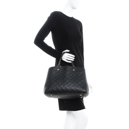 Louis Vuitton Empreinte Montaigne GM Black 3 of 20