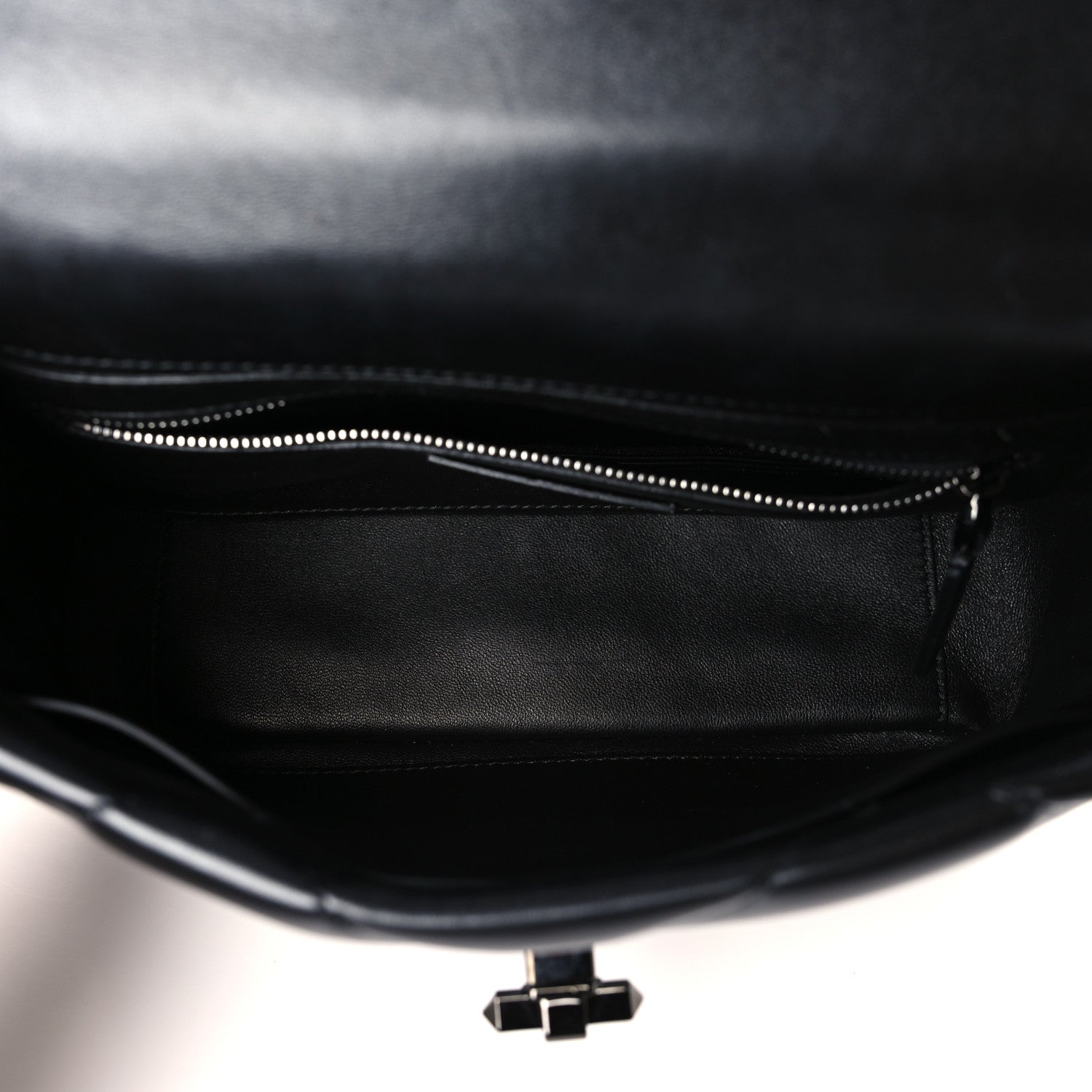 Valentino Garavani Nappa Monochrome Medium Roman Stud Shoulder Bag Black 5 of 8