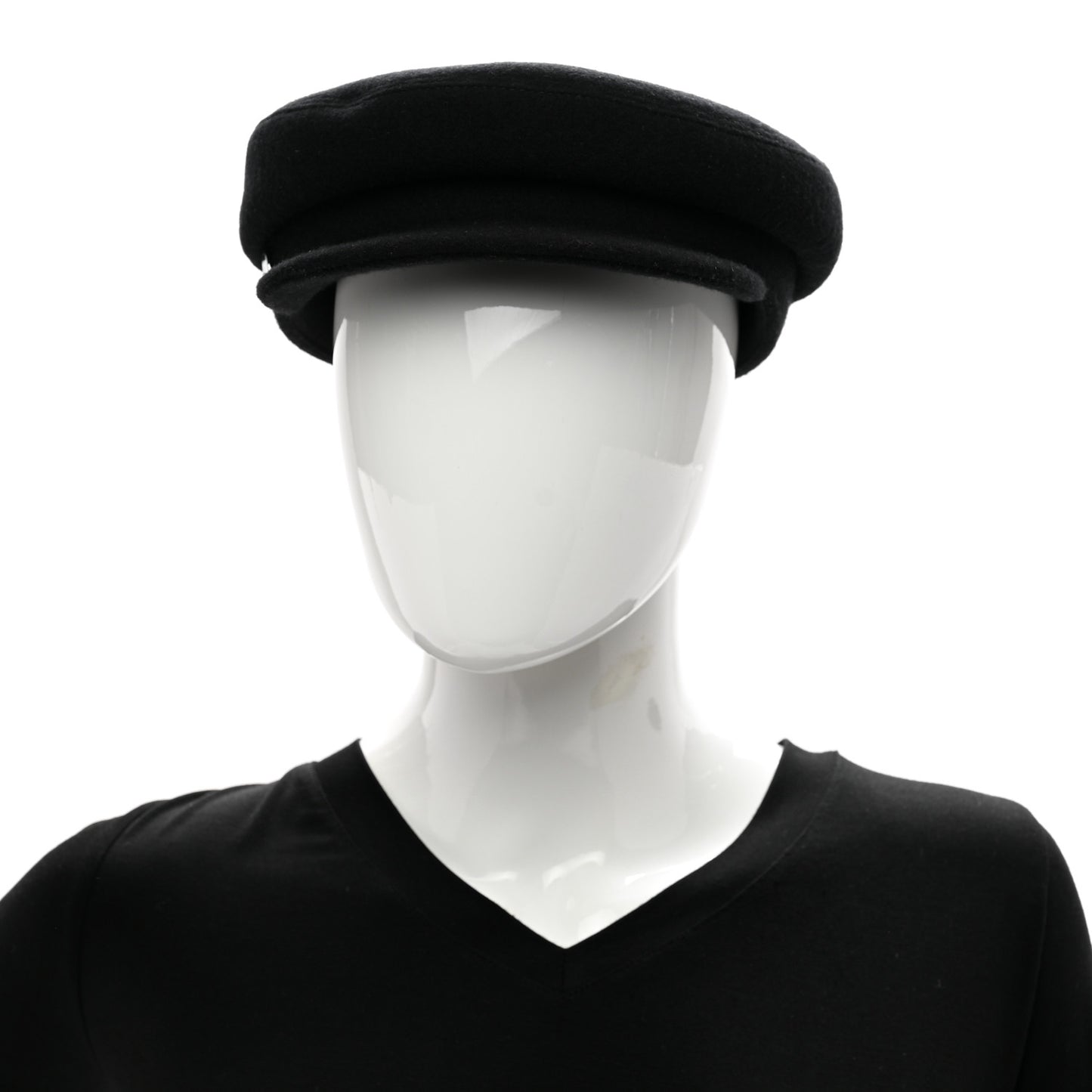 Wool Cashmere Cap 57 Black