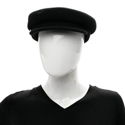 Hermes Wool Cashmere Cap 57 Black 2 of 8