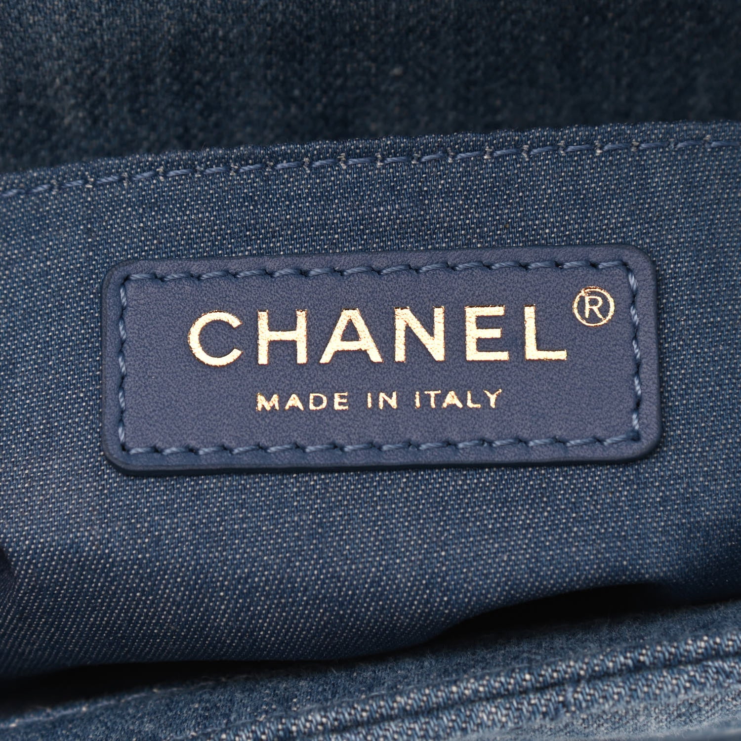 Chanel Denim Quilted Mini Pearl Crush Flap Blue 6 of 9