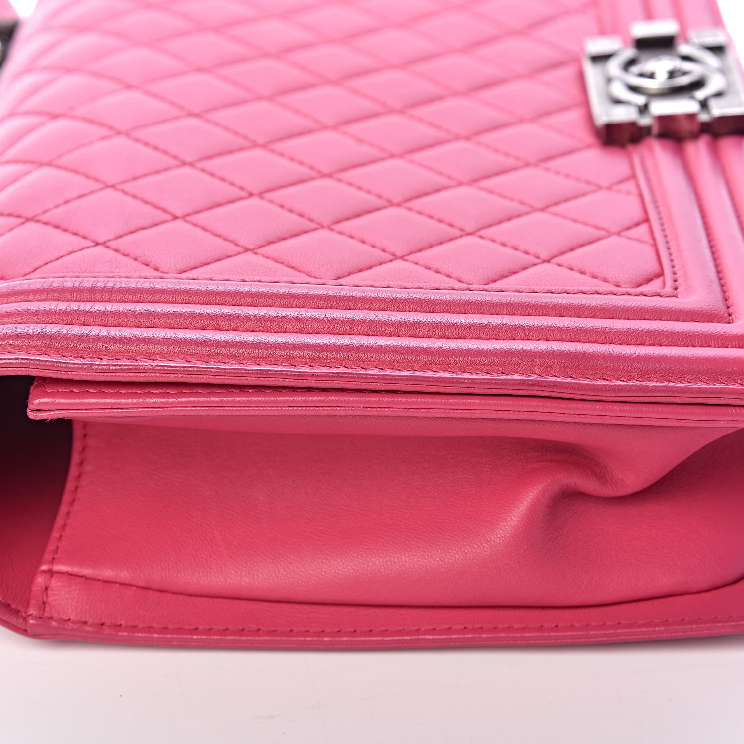 Chanel Lambskin Quilted New Medium Boy Flap Pink 15 of 16