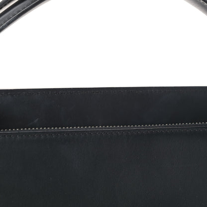 Fendi Vitello Baltico Dolce DotCom Satchel Black Blue Royal 7 of 7