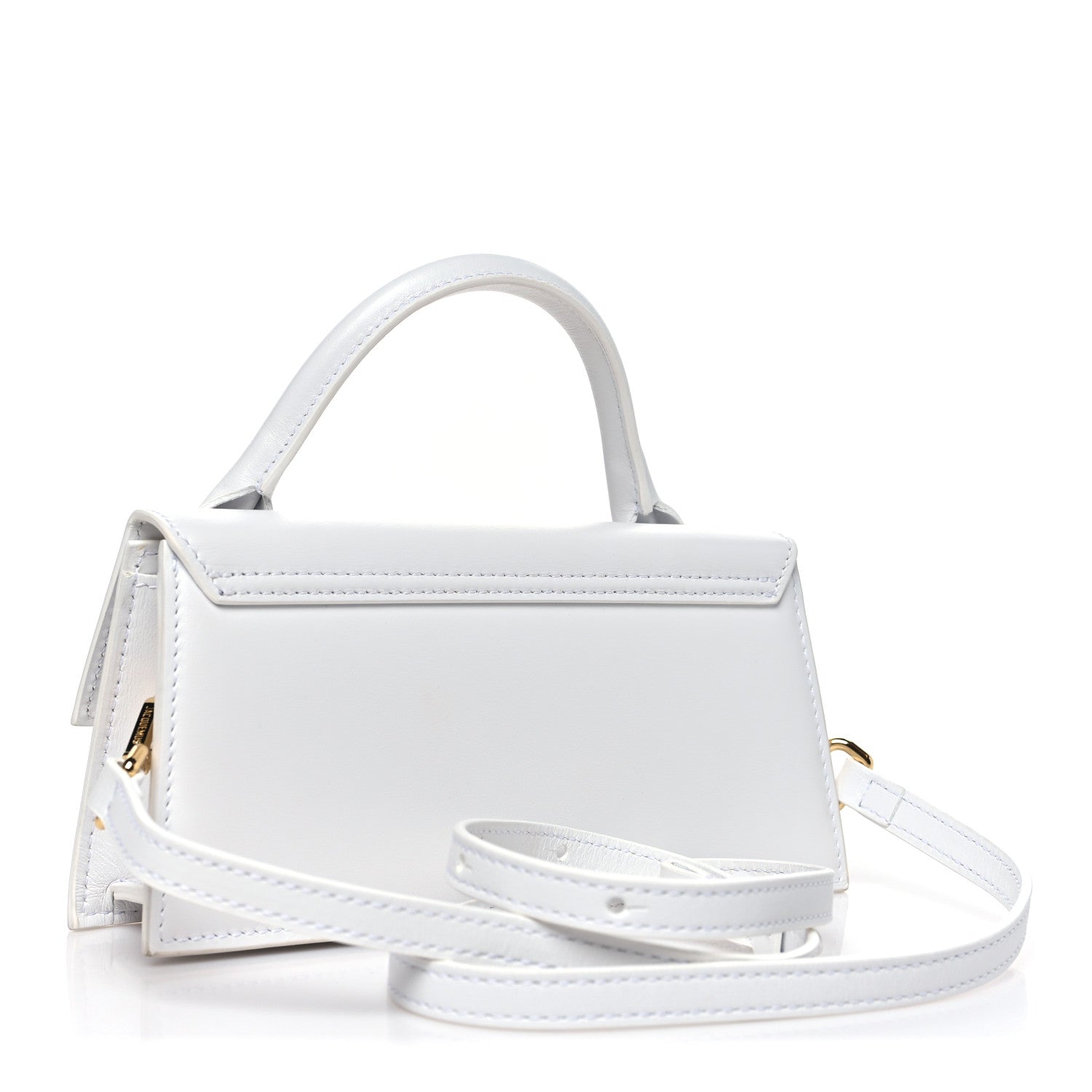 Jacquemus Smooth Calfskin Le Chiquito Long White 3 of 9