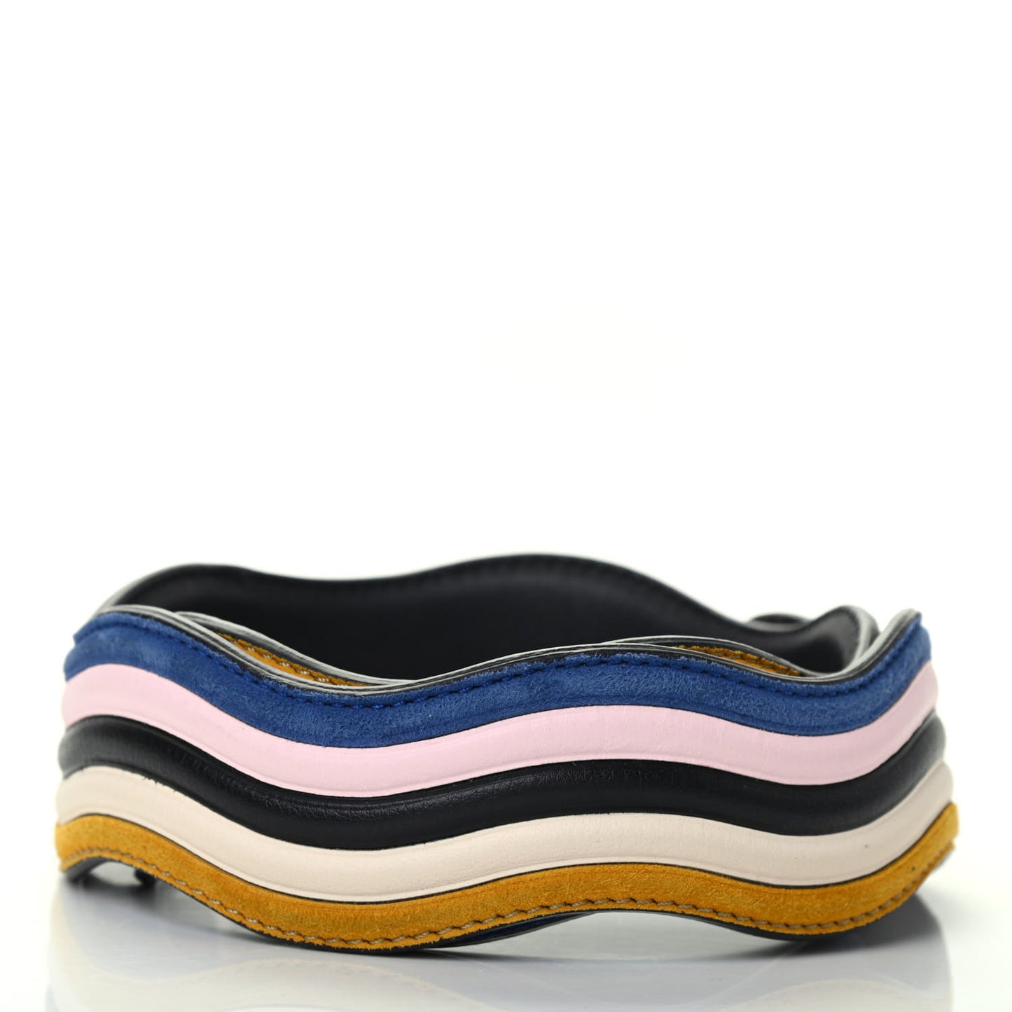 Suede Calfskin Waves Strap You Multicolor