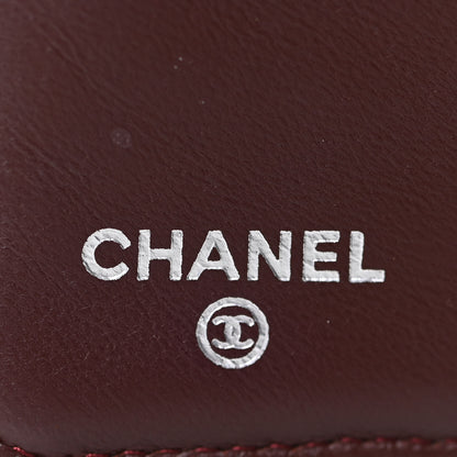 Chanel Lambskin Quilted Yen Wallet Black 7 of 18