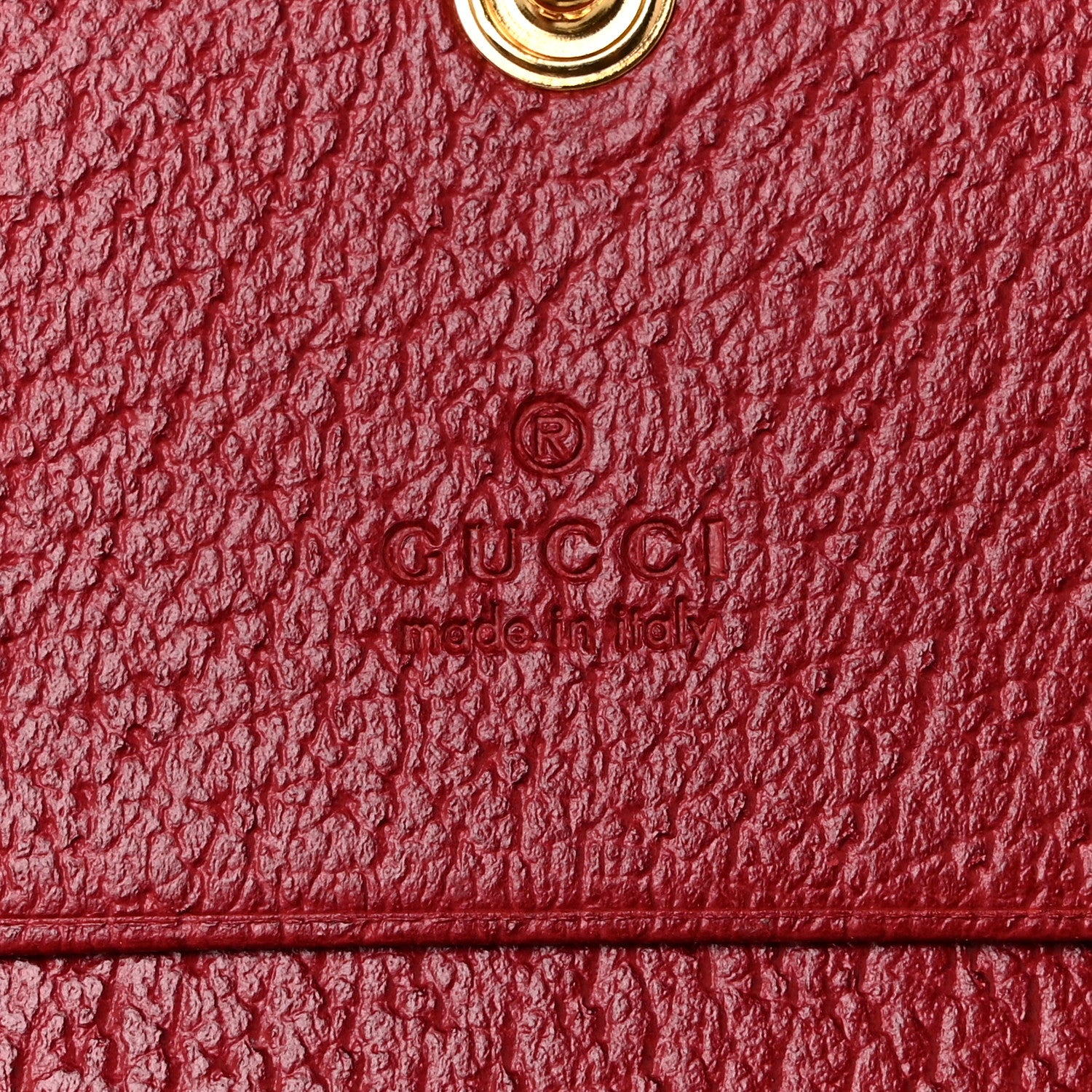Gucci GG Supreme Monogram Flora Web Ophidia Card Case Red 6 of 9