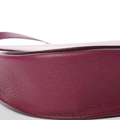 Celine Grained Calfskin Medium Trotteur Plum 8 of 9