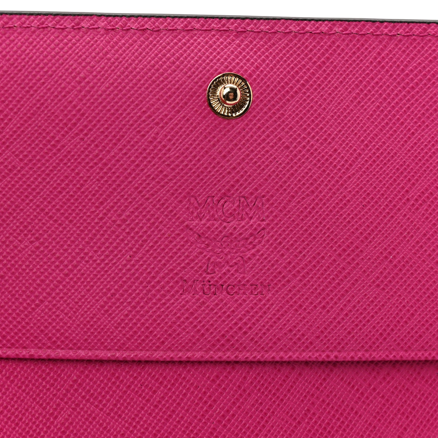 Visetos Love Letter Long Flap Wallet Cognac Pink