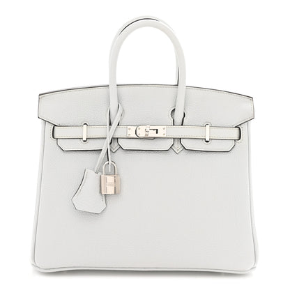 Hermes Togo Birkin 25 Gris Platine 1 of 11