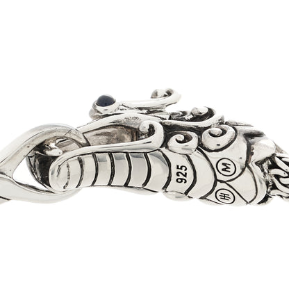 John Hardy Sterling Silver Blue Black Sapphire Naga Legends Bracelet 4 of 4