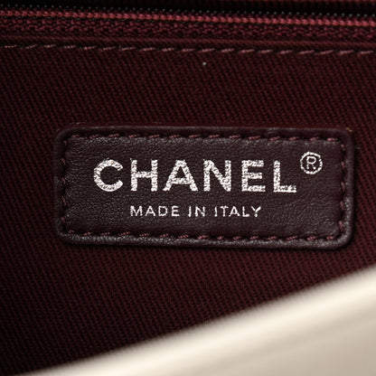 Chanel Glazed Calfskin Medium Perfect Edge Flap White 6 of 11