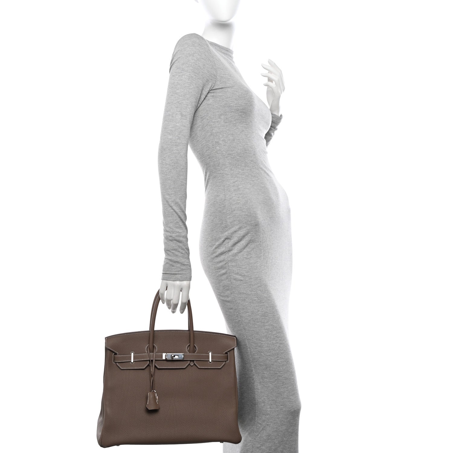 Hermes Togo Birkin 35 Etoupe 2 of 14