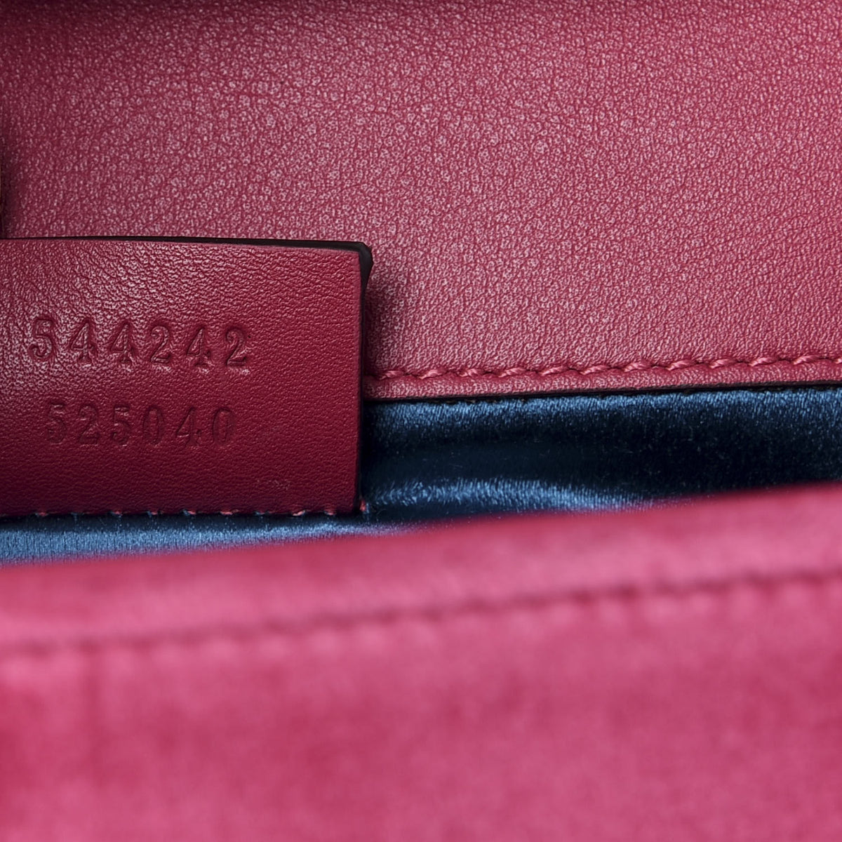 Gucci Velvet Crystal Square G Shoulder Bag Light Raspberry Rose 6 of 10