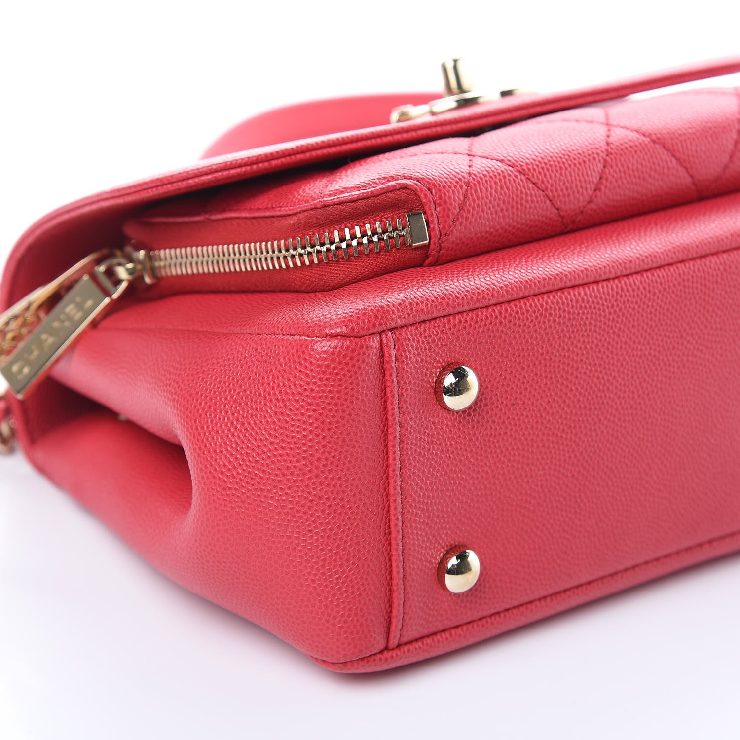 Chanel Caviar Quilted Small Business Affinity Flap Red 10 of 11