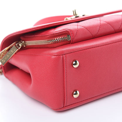 Chanel Caviar Quilted Small Business Affinity Flap Red 10 of 11