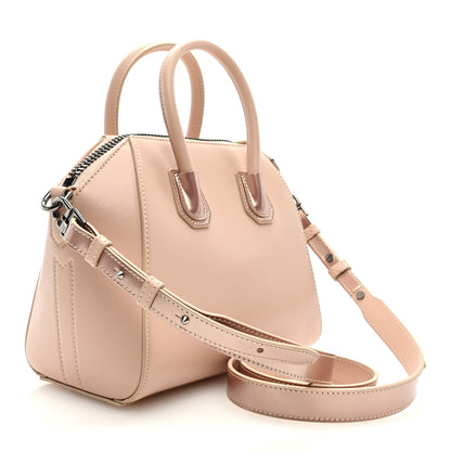 Givenchy Metallic Calfskin Mini Antigona Light Pink 2 of 8