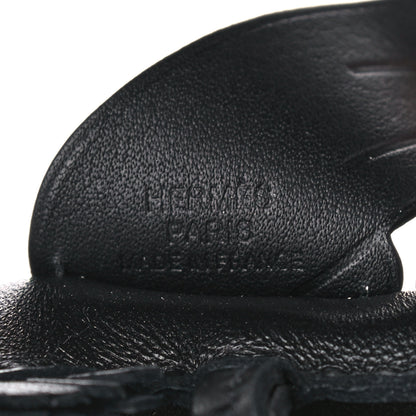 Hermes Milo Lambskin Grigri Rodeo Pegase Horse Bag Charm PM So Black 4 of 5