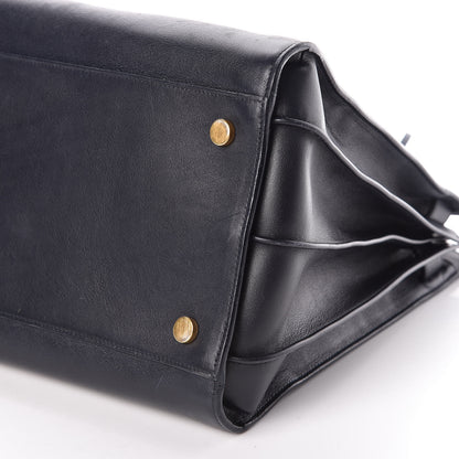 Saint Laurent Calfskin Large Sac De Jour Carryall Navy Blue 6 of 11